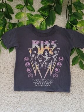 Little Girl KISS Shirt (4T)